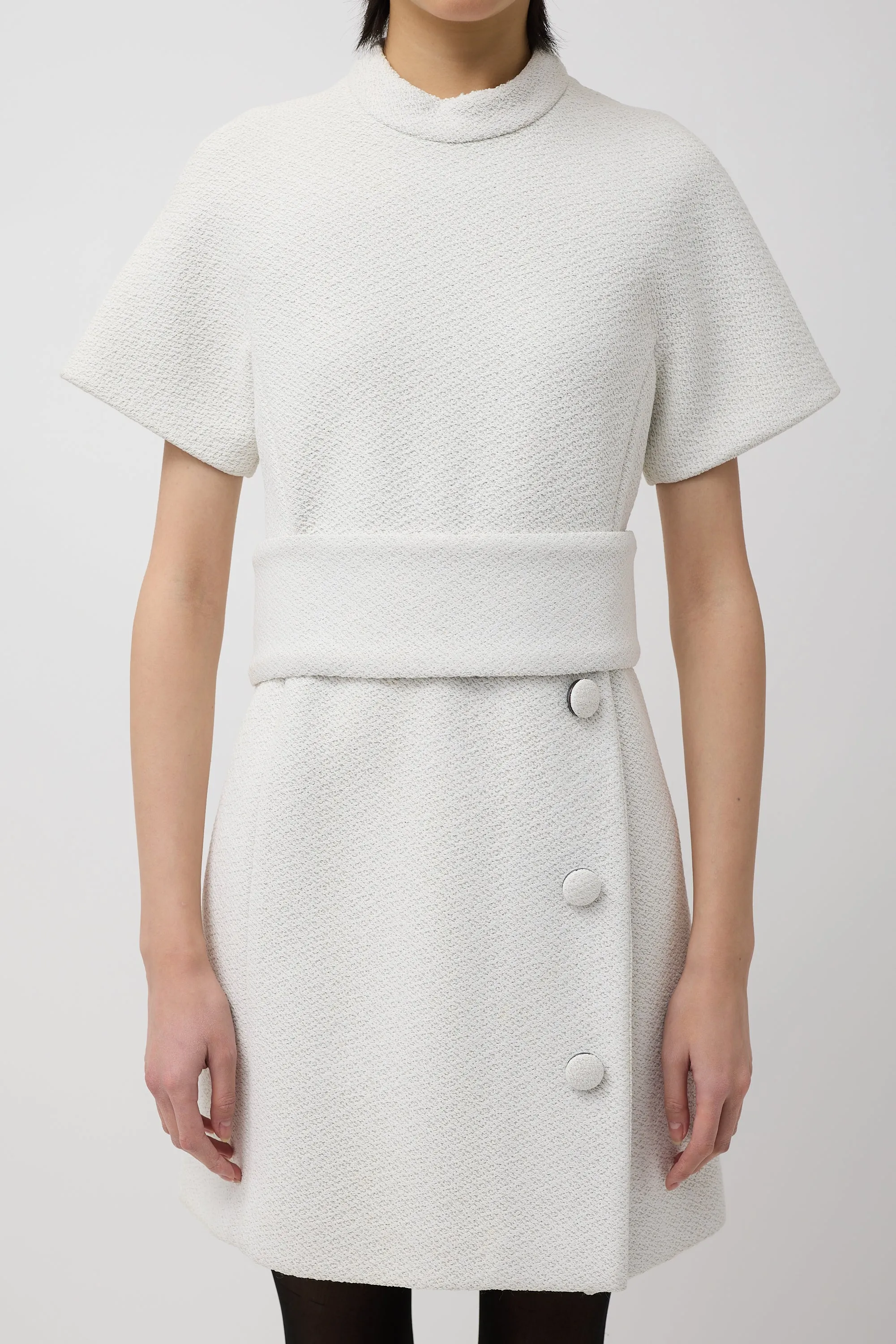 Boucle Open Back Dress