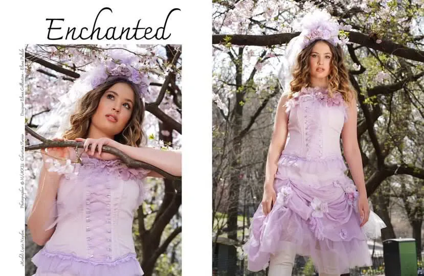 Lilac Corset Set - Lexia
