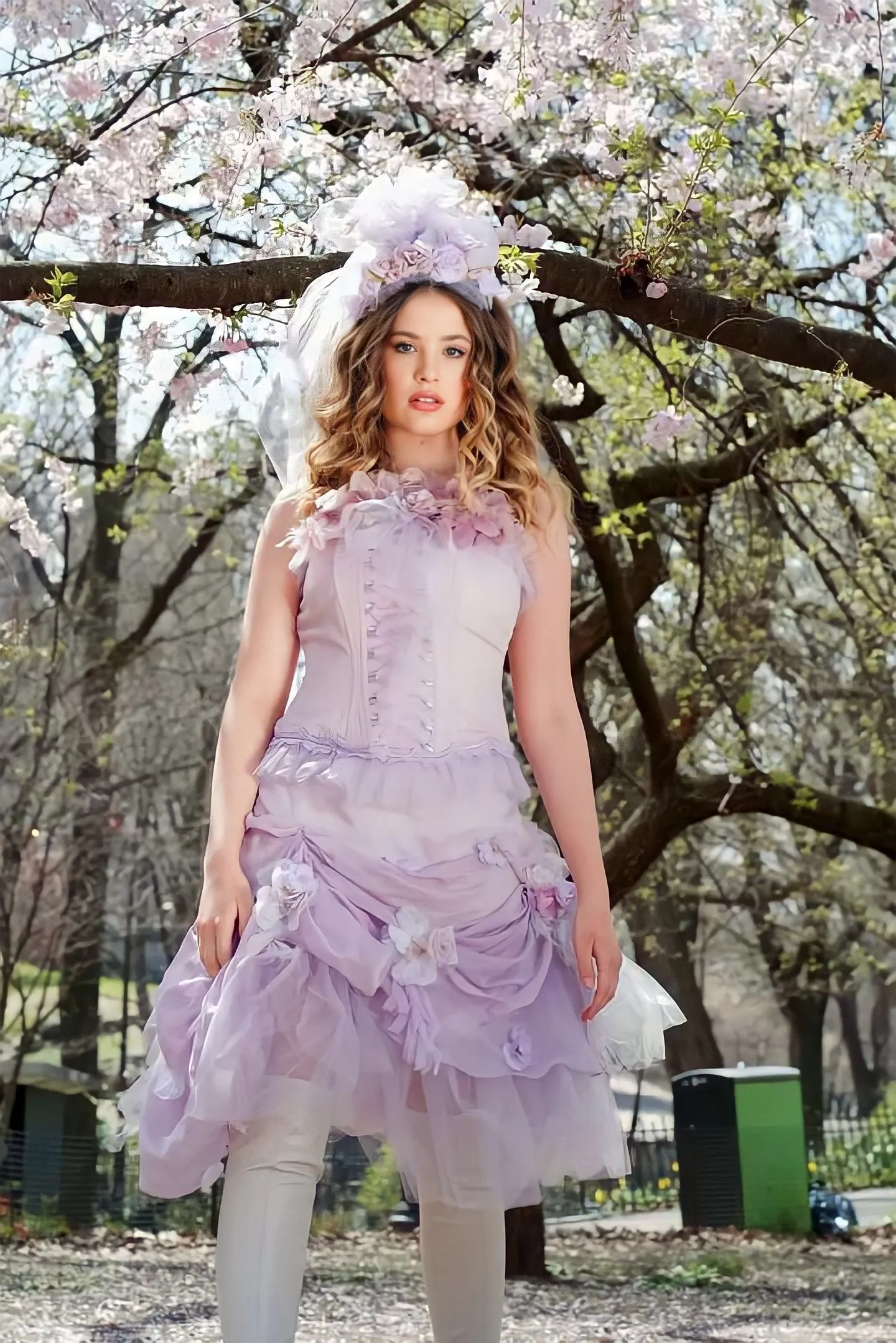 Lilac Corset Set - Lexia