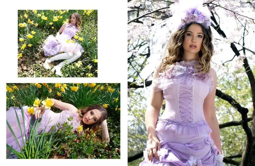 Lilac Corset Set - Lexia