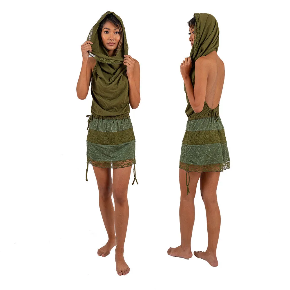 Open Back Cowl Dress