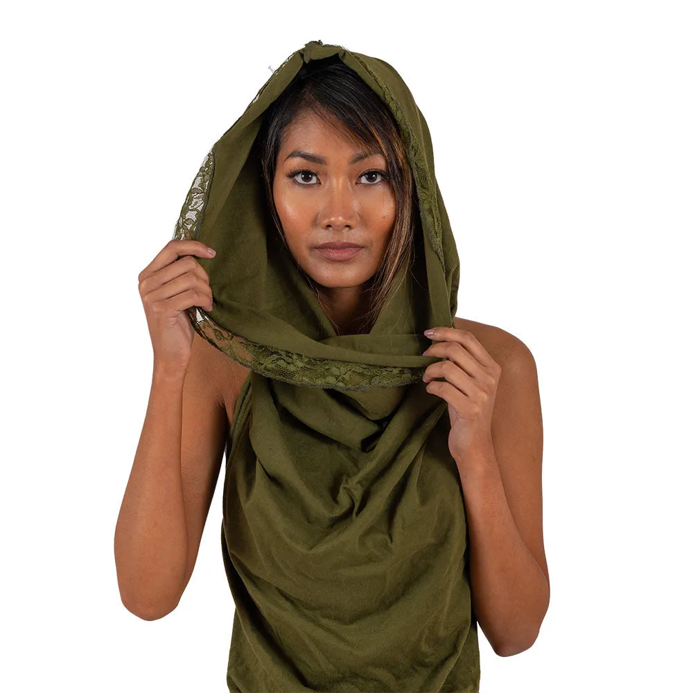 Open Back Cowl Dress