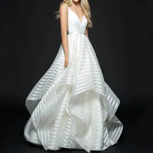 Simple open back lace dress